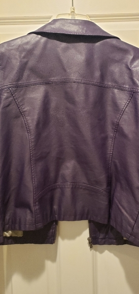 GUESS purple biker jacket - Picture 2 of 2
